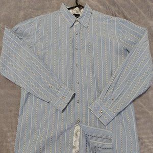 3/$15 Men's Age of Wisdom Long Sleeve Pearl Snap Shirt